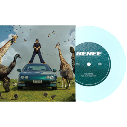 BENEE-Supalonely-Gus-Dapperton-Blue-Vinyl-7-inch