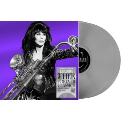 Cher-Forever-Classics-Silver-Vinyl-LP-Purple-Cover