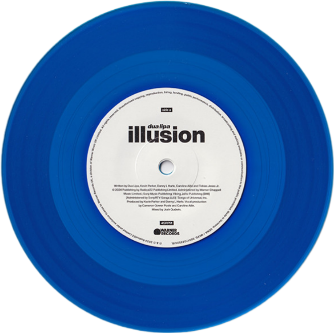 Dua-Lipa-Illusion-Blue-Vinyl-7-inch-Single-Limited