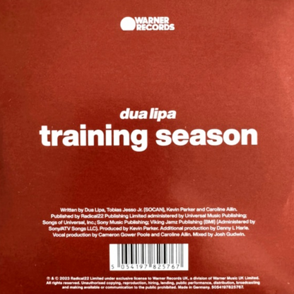 Dua-Lipa_Training_Season_CD_Single_in_Red_Disc