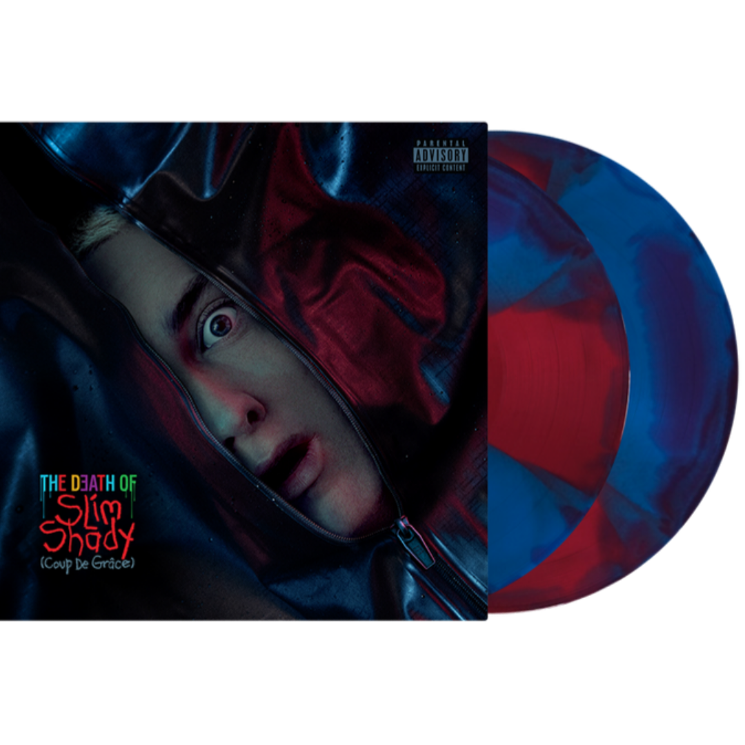 Eminem-Death-Of-Slim-Shady-Blue-Red-Marble-Vinyl