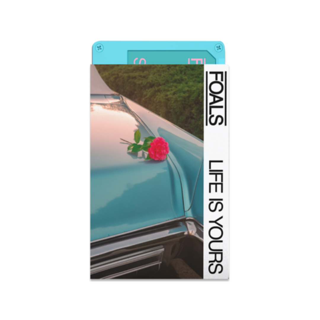 Foals-Life-Is-Yours-UK-Turquoise-Cassette-Album