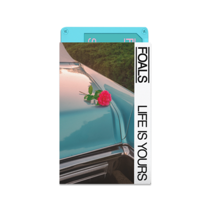 Foals-Life-Is-Yours-UK-Turquoise-Cassette-Album