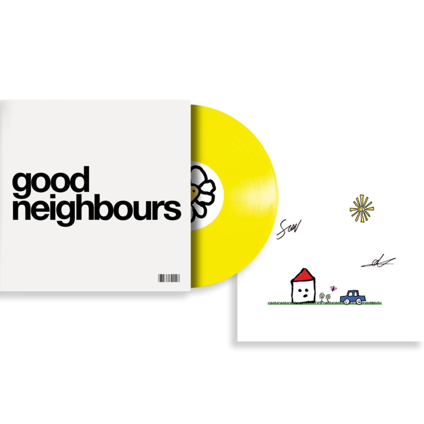 SIGNED Good Neighbours: Good Neighbours - Yellow Vinyl EP