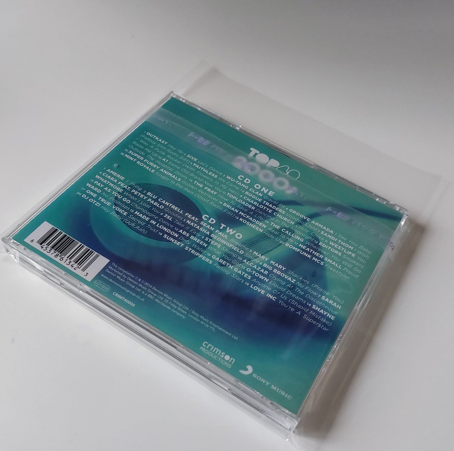 25 CD Jewel Case Resealable Japanese Sleeves