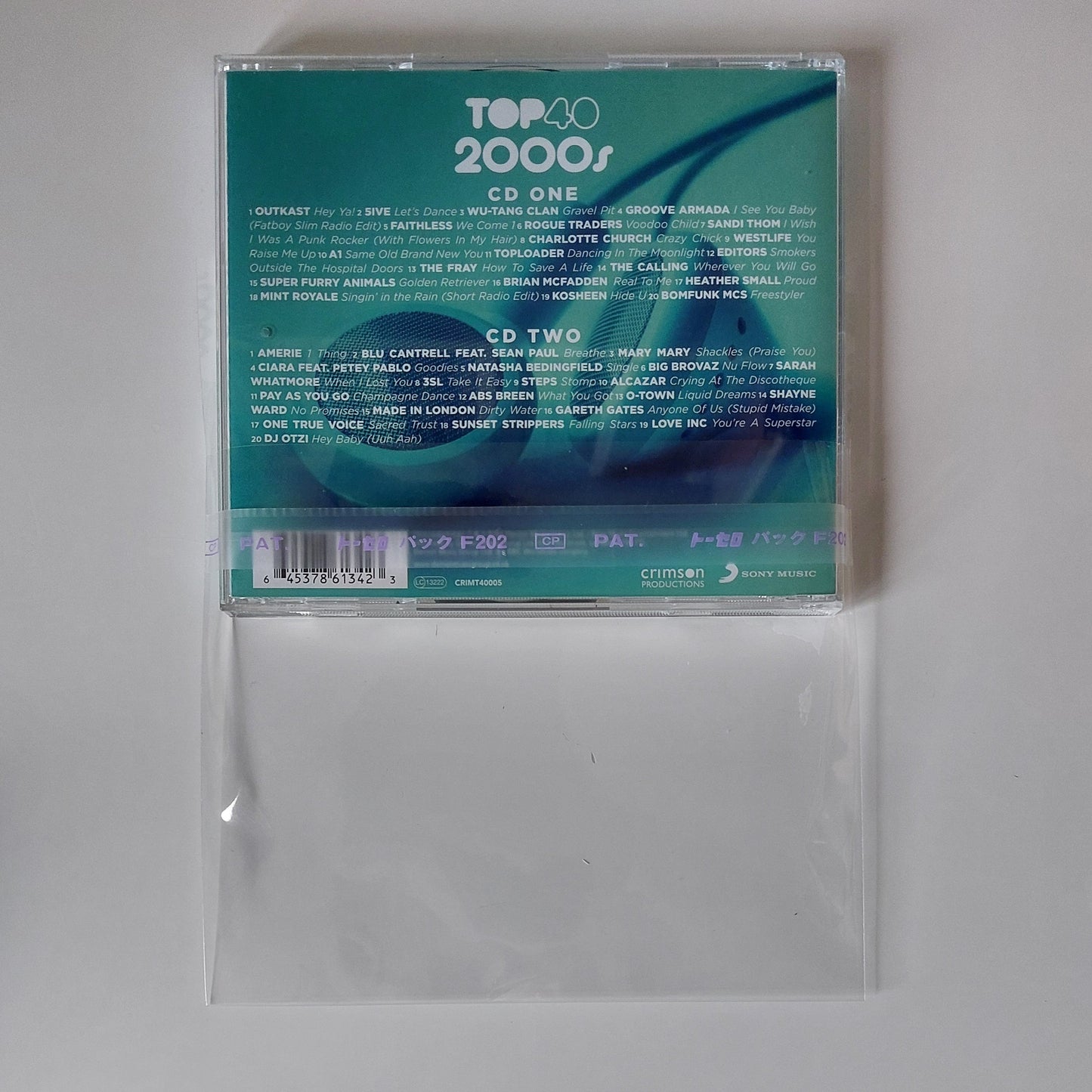 25 CD Jewel Case Resealable Japanese Sleeves