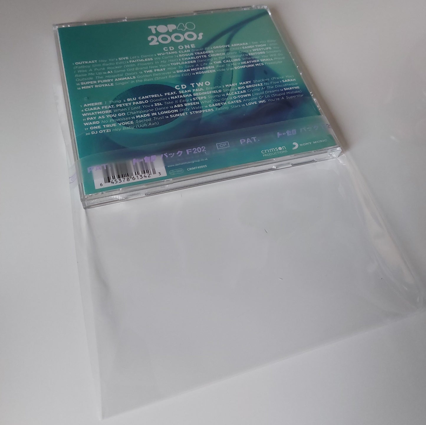 25 CD Jewel Case pochettes japonaises refermables