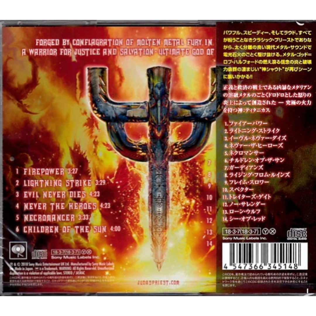 Judas-Priest-Firepower-Japanese-CD-with-Obi-Strip