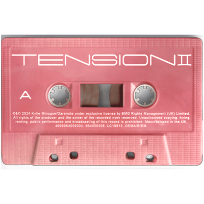 Kylie-Minogue-Tension-II-Coral-Cassette-Tape-Album