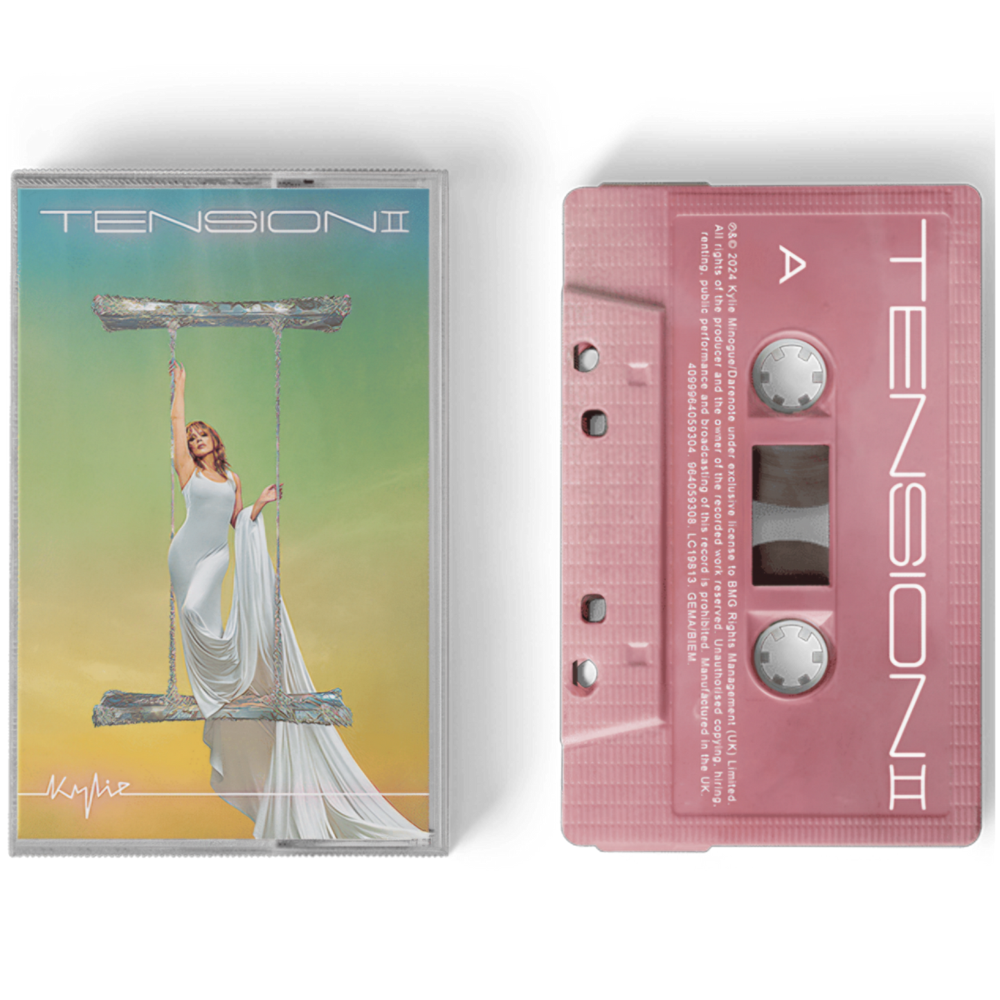 Kylie-Minogue-Tension-II-Coral-Shell-Cassette-Tape