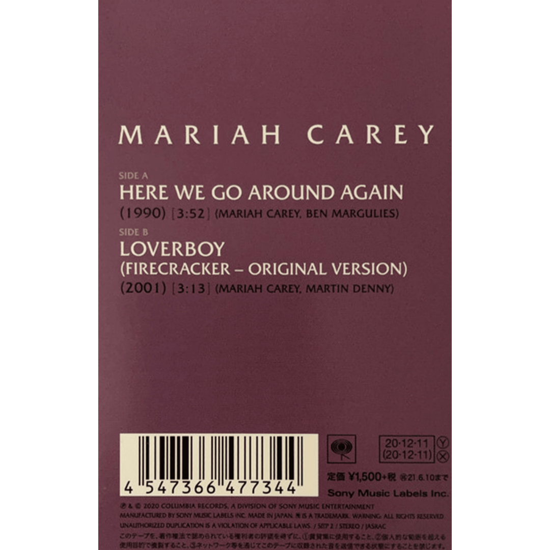 Mariah-Here-We-Go-Around-Japanese-Cassette-Single