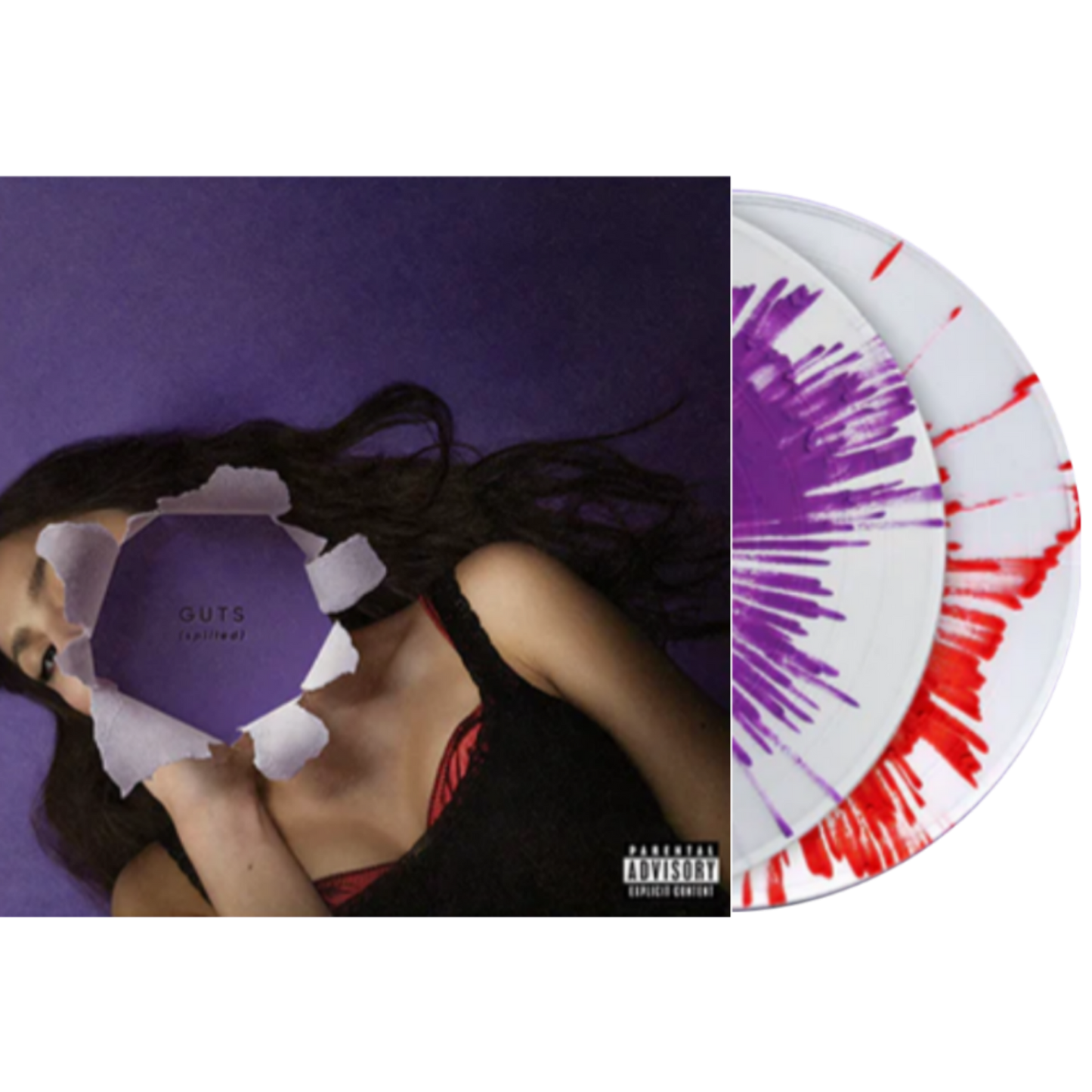 Olivia Rodrigo: GUTS (spilled) - Purple & Red Splatter Vinyl 2xLP (Rel'd 19/7)