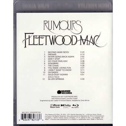 Fleetwood Mac: Rumours - Dolby Atmos Blu-ray Audio