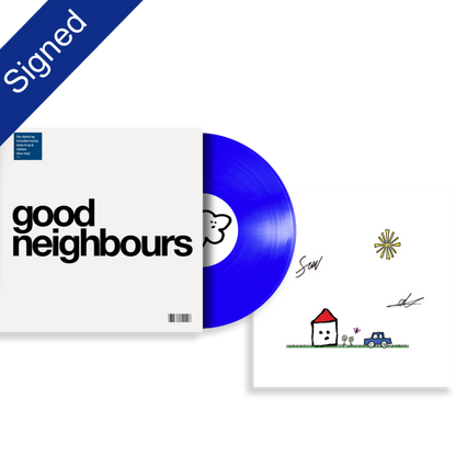 SIGNED Good Neighbours: Good Neighbours - Blue Vinyl EP