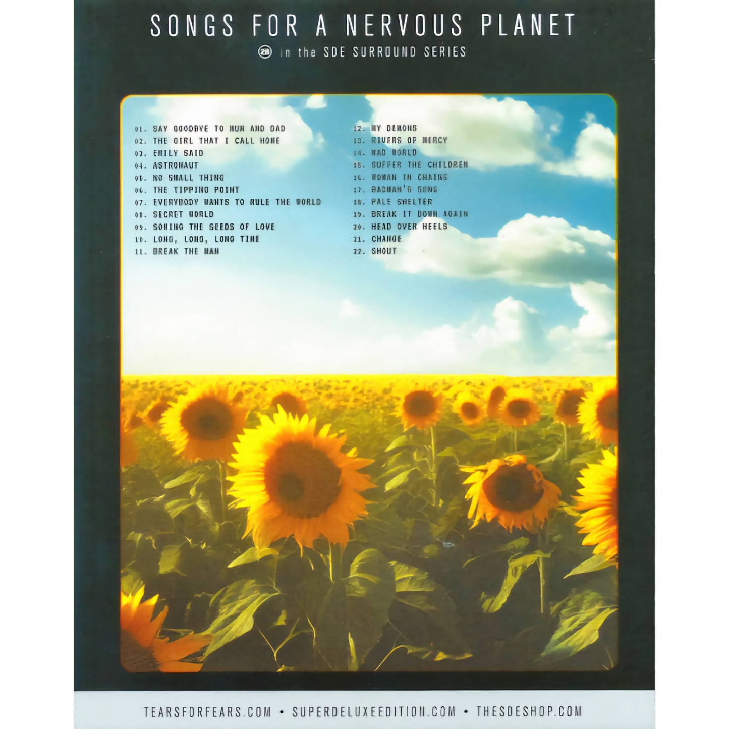 Tears For Fears: Songs For A Nervous Planet - Blu-Ray Audio