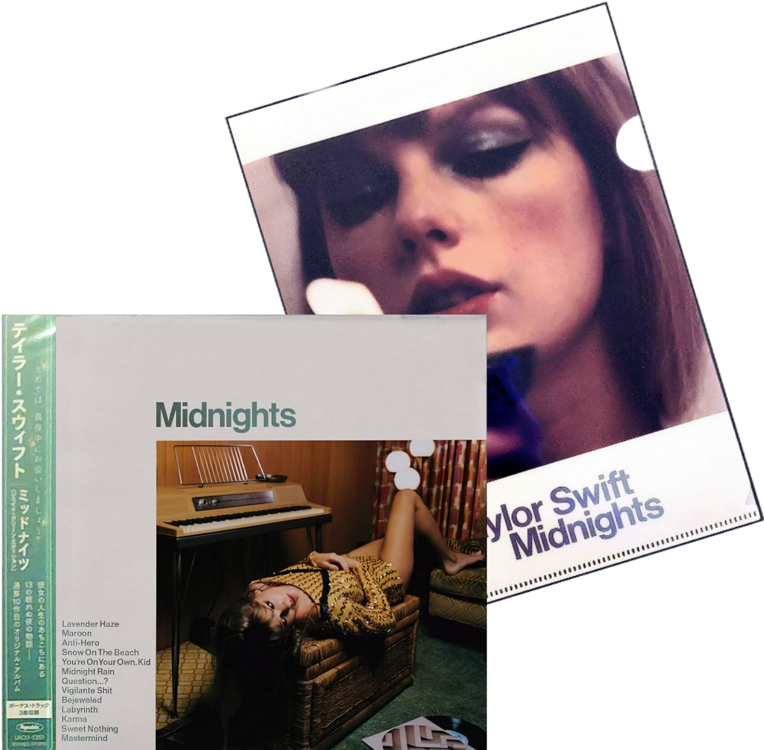 ¶Taylor Swift: Midnights CD &amp; Bonus A5 Folder – Jade Green Special Edition Japan