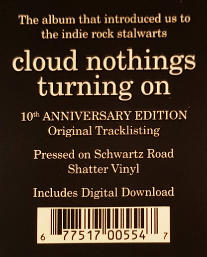Cloud Nothings: Turning On - Blue Splatter 'Schwartz Road Shatter' Vinyl LP