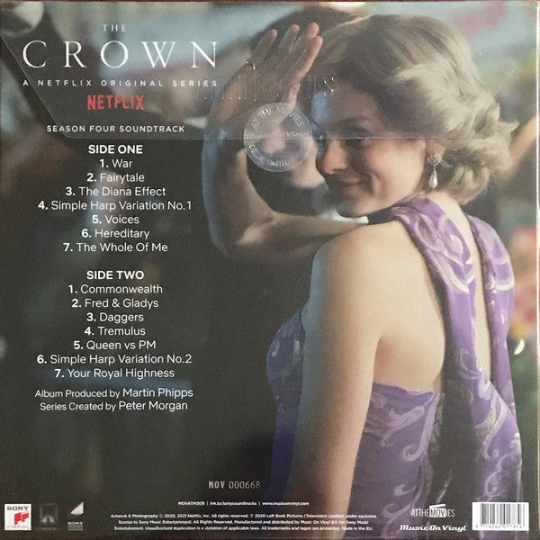 Martin Phipps : The Crown: Season 4 (Soundtrack From The Netflix Original Series) (LP, Album, Ltd, Num, 180)