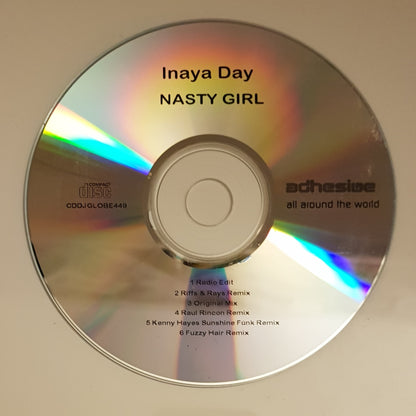 Inaya Day: Nasty Girl Promo CDr Maxi-Single (F/VG+)