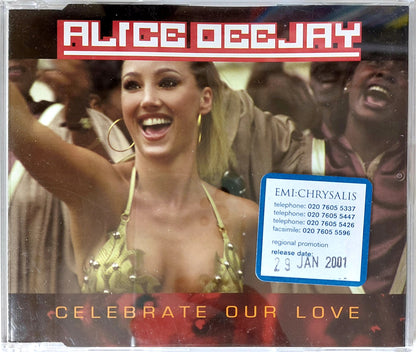 Alice Deejay: Celebrate Our Love - UK Promo-CD (NM/NM)