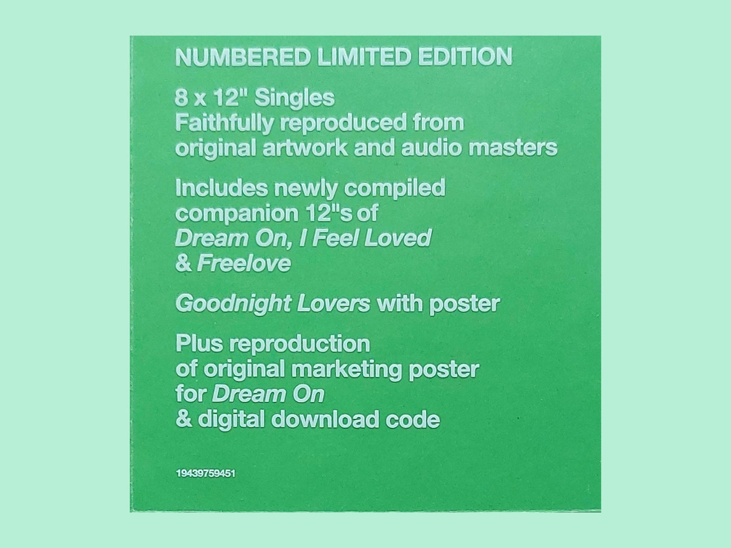 Depeche Mode: Exciter | The 12" Singles - Remastered 8 Disc Numbered Box Set