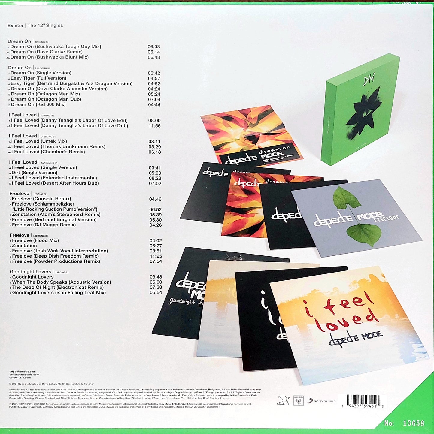 Depeche Mode: Exciter | The 12" Singles - Remastered 8 Disc Numbered Box Set