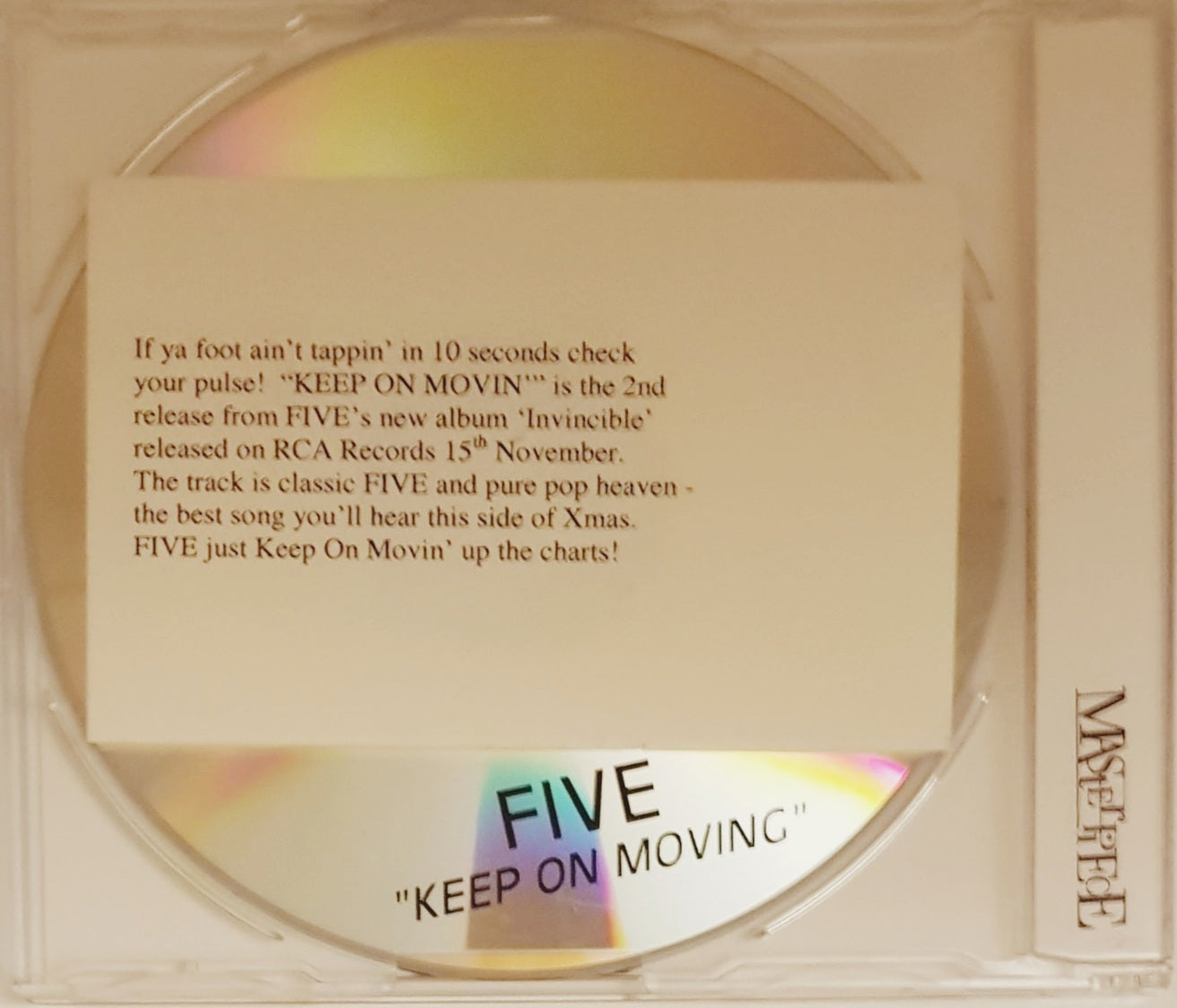 Five: Keep On Movin' - Promo-CDr-Single (NM/NM)