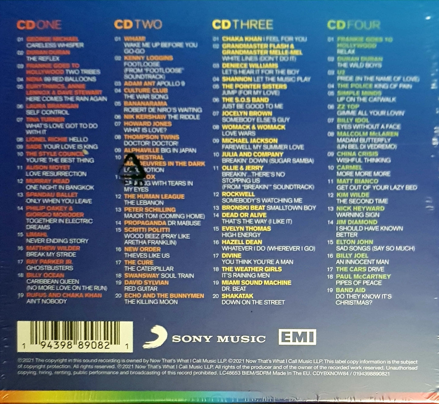Now Yearbook '84 4xCD Special Edition Compilation