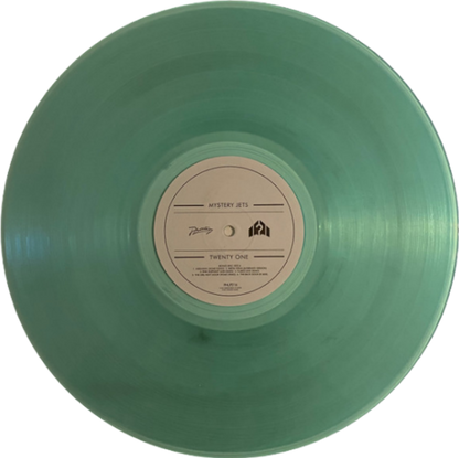 SIGNED Mystery Jets: Twenty One - Vert &amp; Bleu 180g Vinyl Deluxe Edition 2xLP