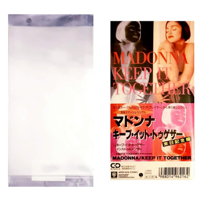 Pochettes ouvertes japonaises SnapPack de 10 CD pour CD 3"