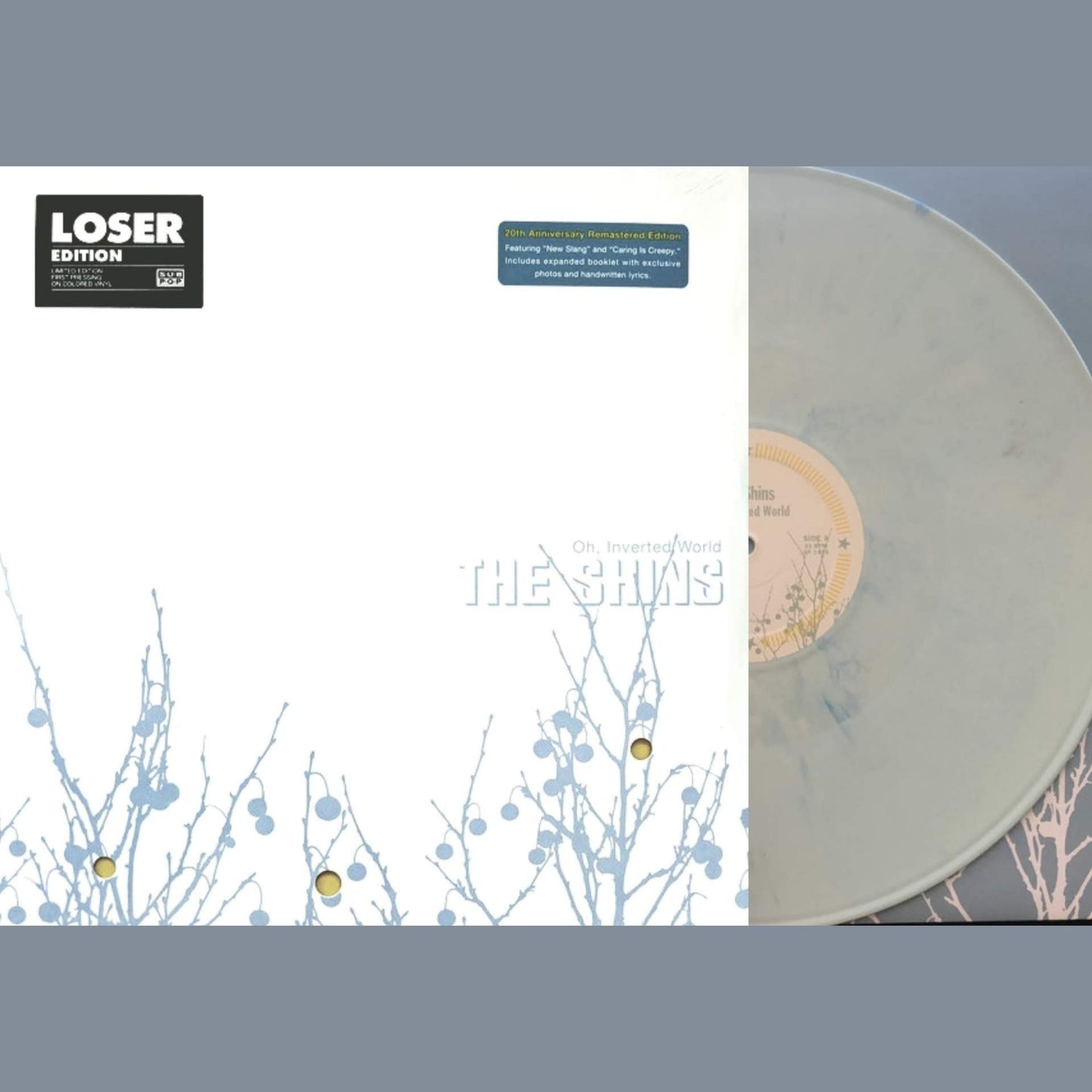 The Shins: Oh, Inverted World - Vinyle marbré bleu clair et blanc Loser Edition