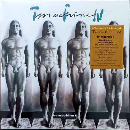 David Bowie: Tin Machine II - Clear & Turquoise Vinyl LP