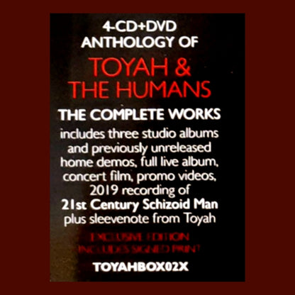 SIGNIERTE Toyah &amp; The Humans: Noise In Your Head - 4xCD, DVD &amp; signiertes Print Box Set