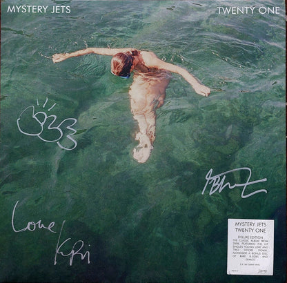 SIGNIERTE Mystery Jets: Twenty One - Green &amp; Blue 180g Vinyl Deluxe Edition 2xLP